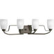 Anna 4 Light 29.5 inch Antique Bronze Bath Vanity Wall Light