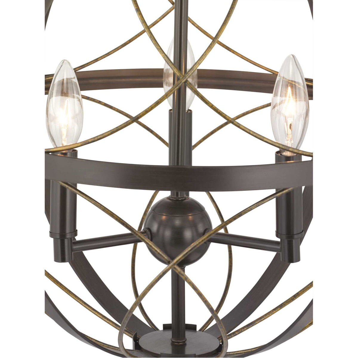 Gerald Ave 3 Light Antique Bronze Pendant Ceiling Light