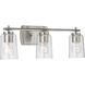 Art 3 Light 23 inch Brushed Nickel Bath Vanity Wall Light