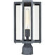 Greenock Ln 1 Light 15 inch Aged Zinc Outdoor Post Light