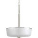 Brackettville 3 Light 18 inch Brushed Nickel Foyer Pendant Ceiling Light