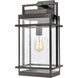 Loft 1 Light 19 inch Matte Black Outdoor Sconce