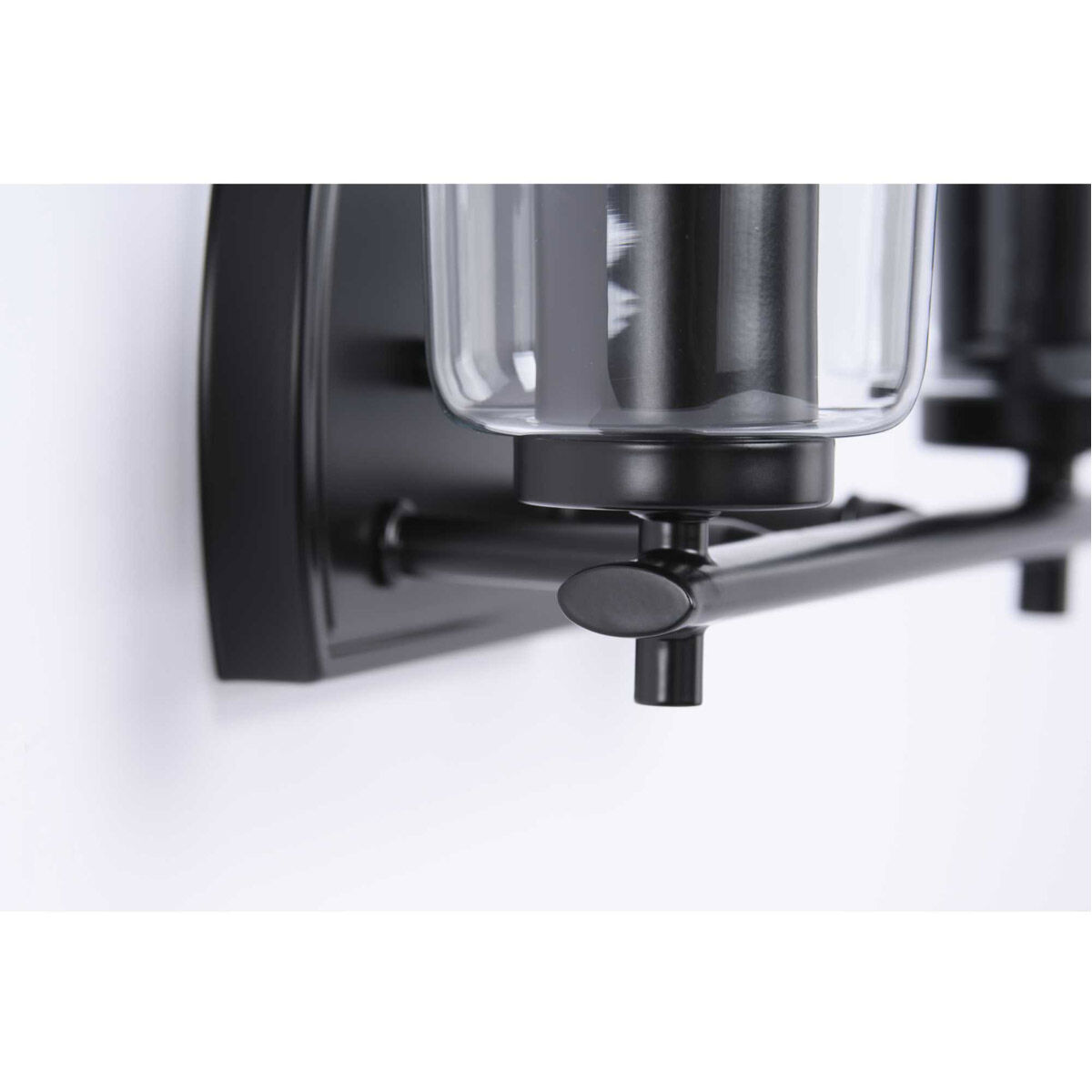 Art 2 Light 14 inch Matte Black Bath Vanity Wall Light