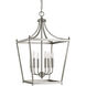 Peckham 6 Light 17 inch Brushed Nickel Foyer Ceiling Light