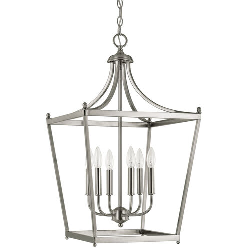 Peckham 6 Light 17 inch Brushed Nickel Foyer Ceiling Light
