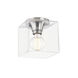 Brayden 1 Light 7.25 inch Polished Nickel Flush Mount Ceiling Light