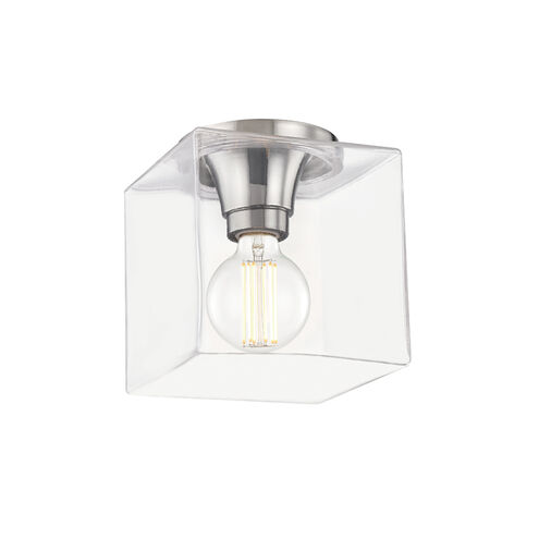 Brayden 1 Light 7.25 inch Polished Nickel Flush Mount Ceiling Light
