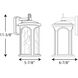 Roxana 1 Light 11 inch Antique Bronze Outdoor Wall Lantern