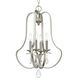 Lancaster 4 Light 16 inch Silver Ridge Foyer Pendant Ceiling Light