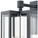 Greenock Ln 4 Light 25 inch Aged Zinc Outdoor Wall Sconce