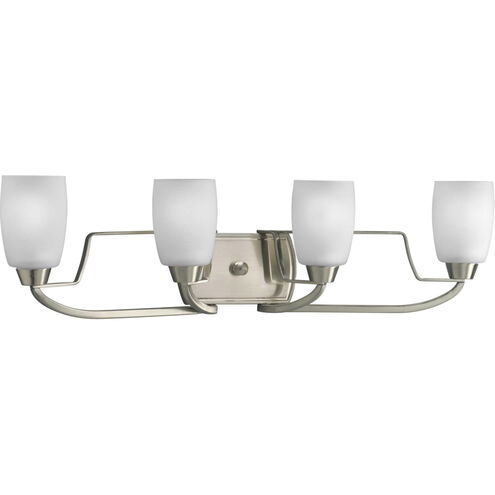 Anna 4 Light 30 inch Brushed Nickel Bath Vanity Wall Light