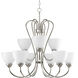 Armstrong 9 Light 29.81 inch Brushed Nickel Chandelier Ceiling Light