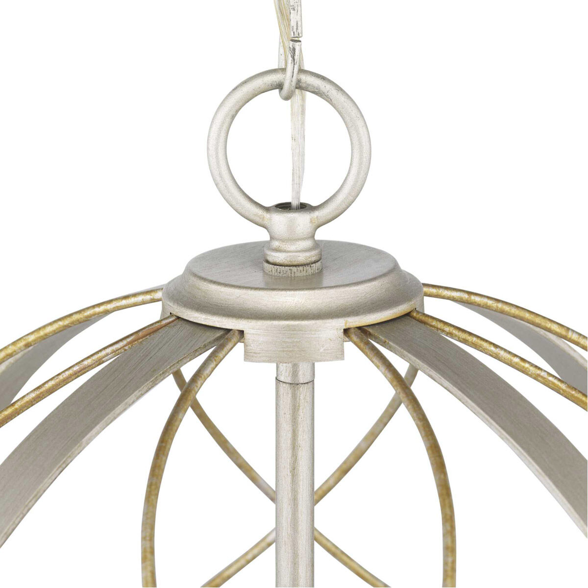 Gerald Ave 3 Light 16 inch Silver Ridge Pendant Ceiling Light