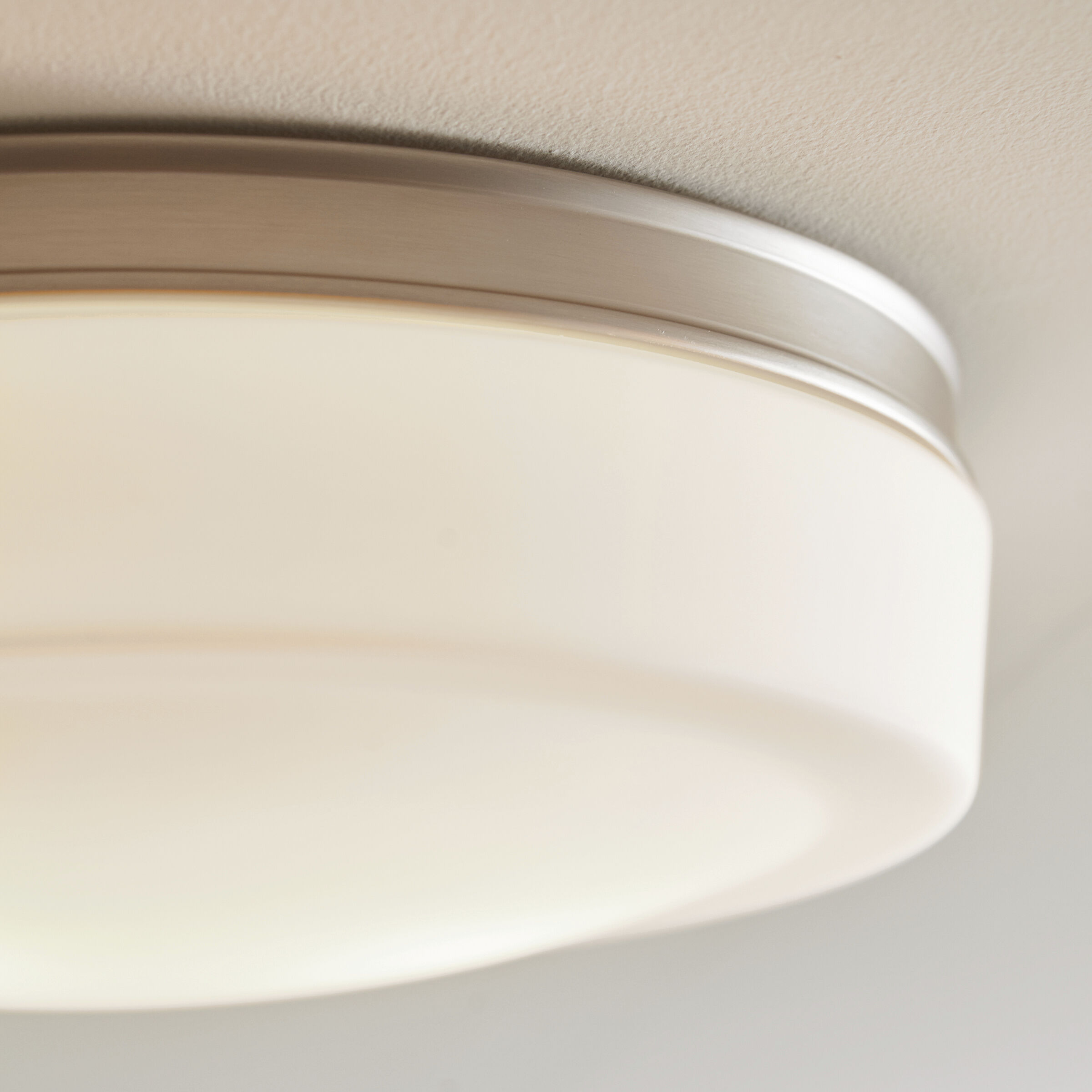 Bovina 2 Light 13.5 inch Satin Nickel Flush Mount Ceiling Light