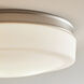 Bovina 2 Light 13.5 inch Satin Nickel Flush Mount Ceiling Light