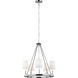 Golly 5 Light 28.12 inch Polished Nickel Chandelier Ceiling Light