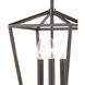 Atwood Pl 3 Light 9 inch Oil Rubbed Bronze Mini Pendant Ceiling Light