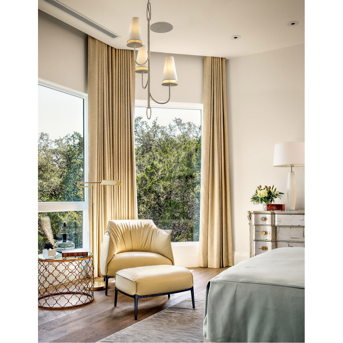 Arbuckle Ave 3 Light 18 inch Gesso White Pendant Ceiling Light