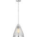 Fano 1 Light Polished Nickel Pendant Ceiling Light