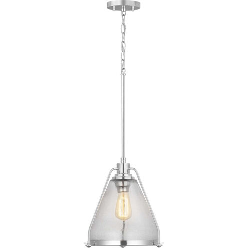 Fano 1 Light Polished Nickel Pendant Ceiling Light