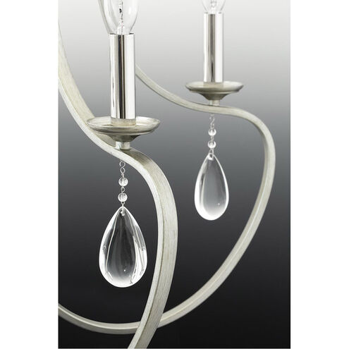 Lancaster 5 Light 24.63 inch Silver Ridge Chandelier Ceiling Light