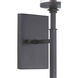 Tralee 1 Light Graphite Wall Bracket Wall Light, Design Series