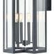Greenock Ln 4 Light 25 inch Aged Zinc Outdoor Wall Sconce