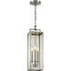 John 3 Light 6 inch Polished Stainless Outdoor Pendant