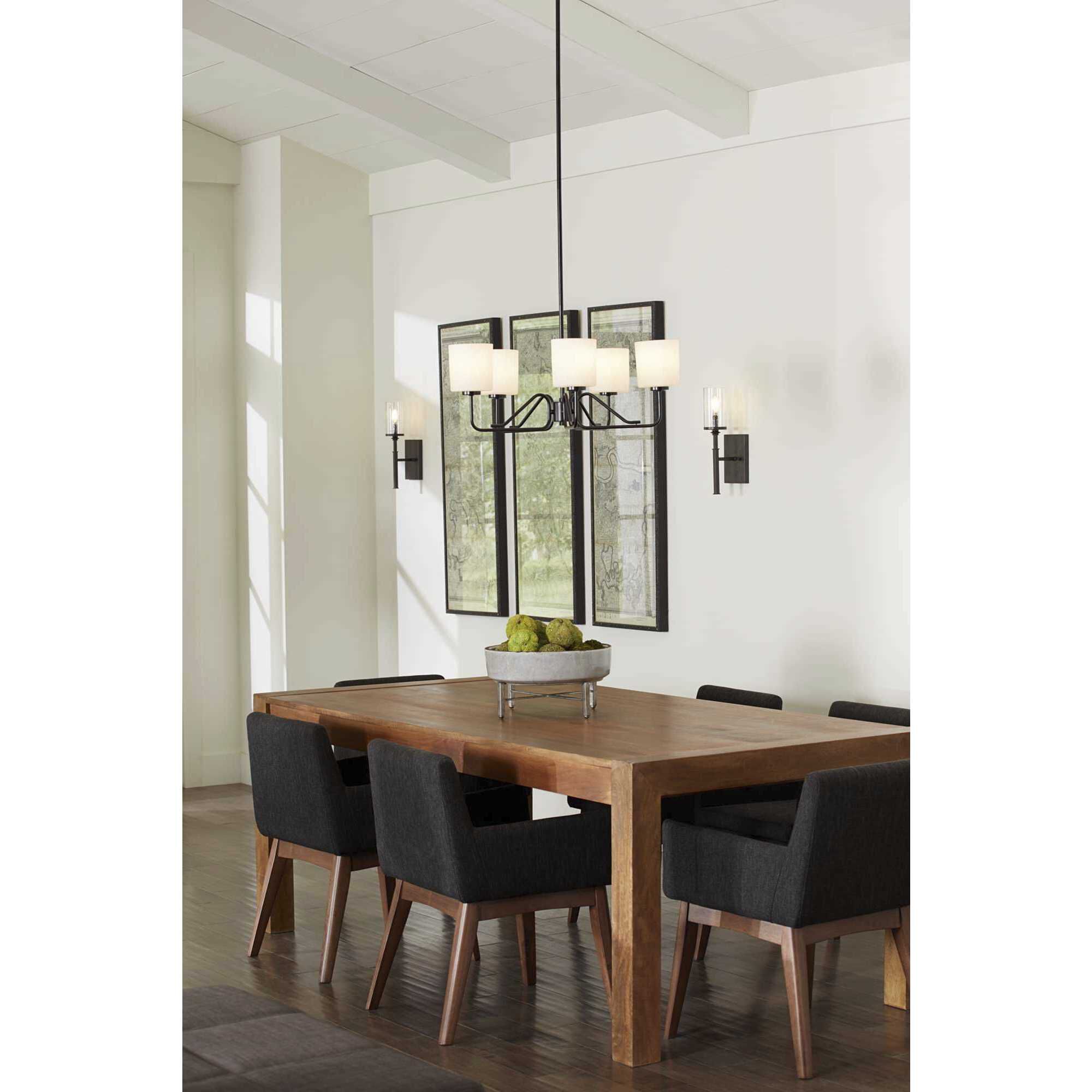 Tralee 1 Light Graphite Wall Bracket Wall Light, Design Series