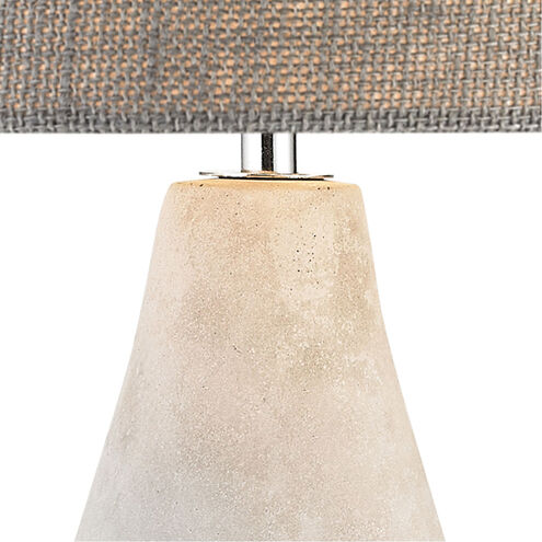 Allandale Dr 21 inch 60 watt Polished Concrete Table Lamp Portable Light