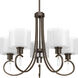 Gladden Pl 5 Light 25.25 inch Antique Bronze Chandelier Ceiling Light