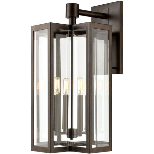 Greenock Ln 4 Light 25 inch Hazelnut Bronze Outdoor Wall Sconce