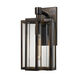 Greenock Ln 1 Light 16 inch Hazelnut Bronze with Clear Outdoor Sconce