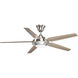Modena 54 inch Brushed Nickel with 0 Blades Ceiling Fan