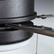 Dungarvan 60 inch Forged Black with Toasted Oak Blades Ceiling Fan, Progress LED