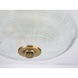 Artrude St 2 Light 12.38 inch Vintage Brass Flush Mount Ceiling Light