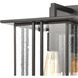 Brough 1 Light 16 inch Matte Black Outdoor Wall Sconce