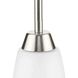 Anna 1 Light 3.88 inch Brushed Nickel Mini-Pendant Ceiling Light