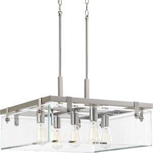 Guthrie 5 Light 23 inch Brushed Nickel Pendant Ceiling Light, Design Series