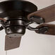 Eldridge 68 inch Antique Bronze with Walnut Blades Ceiling Fan