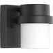 Georgia LED 5 inch Textured Black Outdoor Wall Lantern, Progress LED