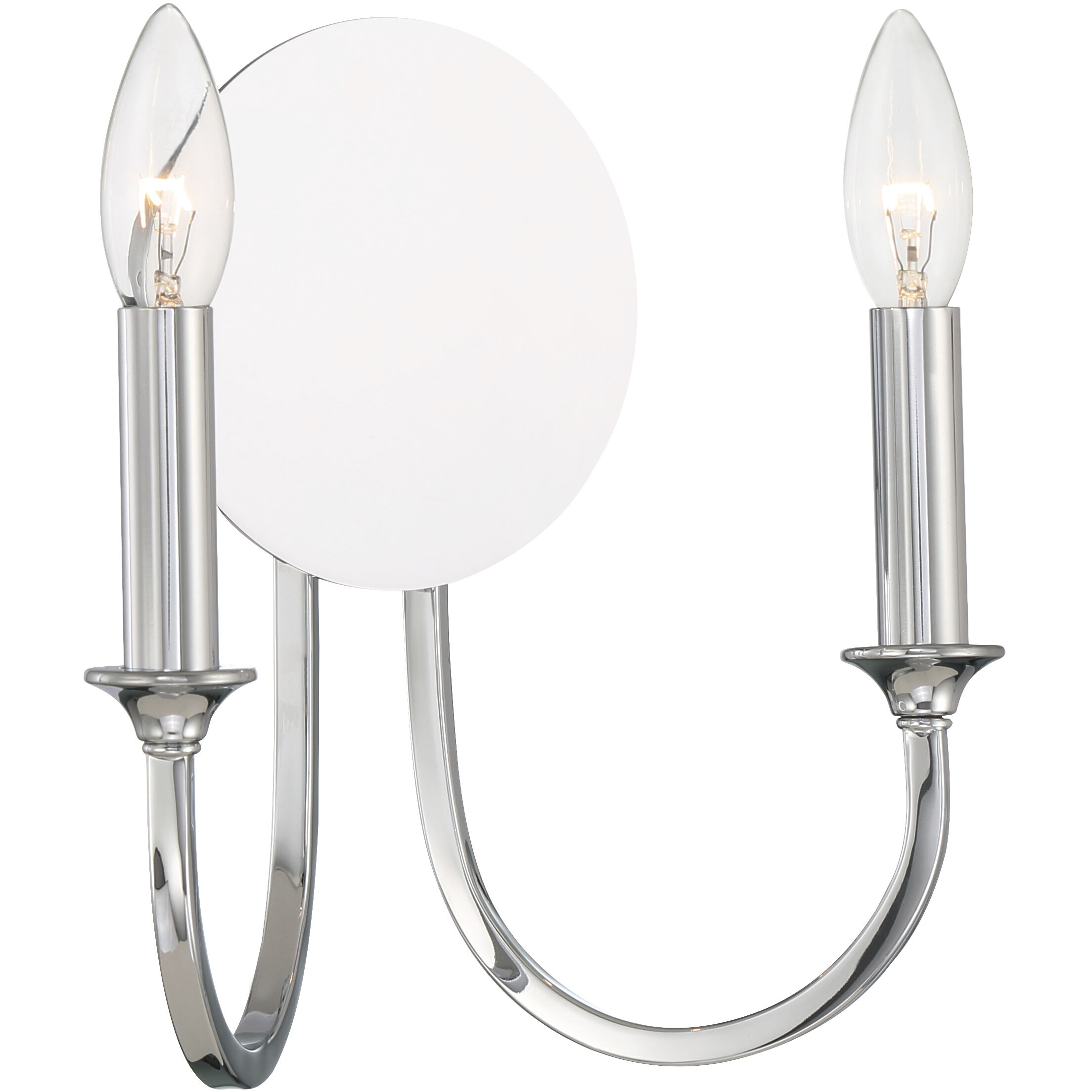 Stone Canyon Sconce Wall Light in Chrome