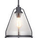 Fano 1 Light Graphite Pendant Ceiling Light