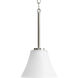 Annette St 1 Light 7.25 inch Brushed Nickel Mini-Pendant Ceiling Light
