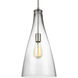 Khloe 1 Light 9 inch Brushed Nickel Pendant Ceiling Light
