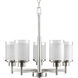 Brackettville 5 Light 20 inch Brushed Nickel Chandelier Ceiling Light