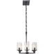 Tralee 8 Light 38 inch Graphite Chandelier Ceiling Light, Design Series
