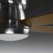 Irving 52 inch Brushed Nickel with Medium Cherry Blades Ceiling Fan, Progress LED