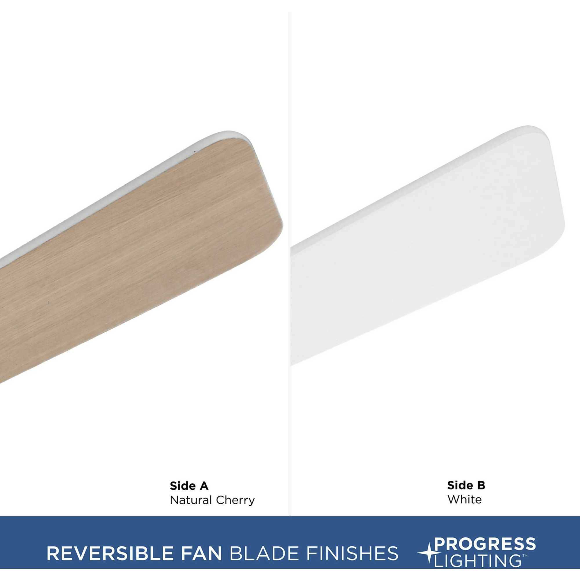 Boston 52 inch White with 0 Blades Ceiling Fan, Progress LED