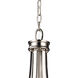 Goforth 6 Light 25 inch Polished Nickel Chandelier Ceiling Light